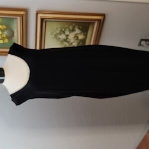 ONYX Nite by Wendye Chaitin size 14 formal black velvet gown rhinestone w jacket